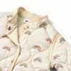 molo harrie baby jacket small rainbows
