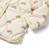 molo harrie baby jacket small rainbows