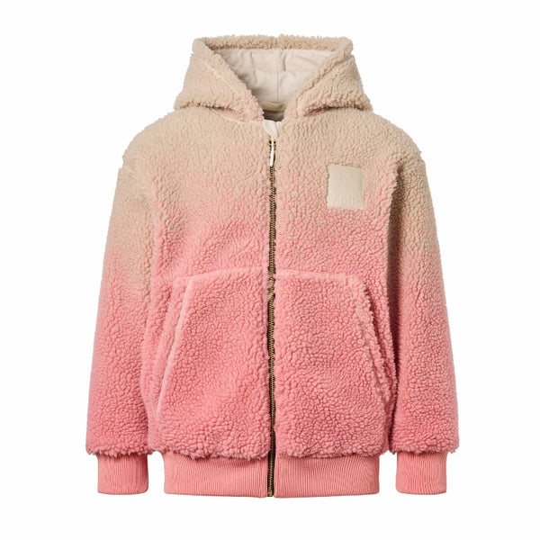 molo hazzy fleece jacket faded rose