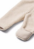molo umeko fleece baby romper soft powder