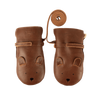 donsje kapi bear mittens cognac