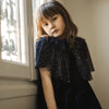 louis louise fairy cape dress blue