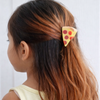 pizza hair claw clip