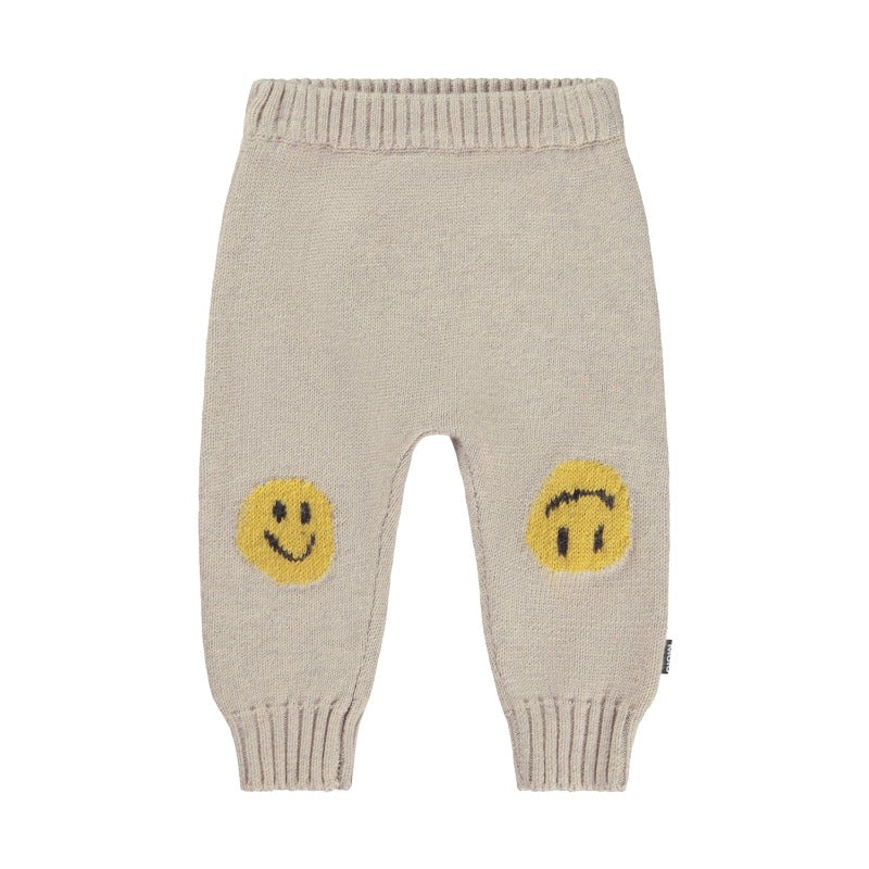 front of the molo sol baby knit pants ridge