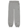 front of the molo adan sweatpants in grey melange