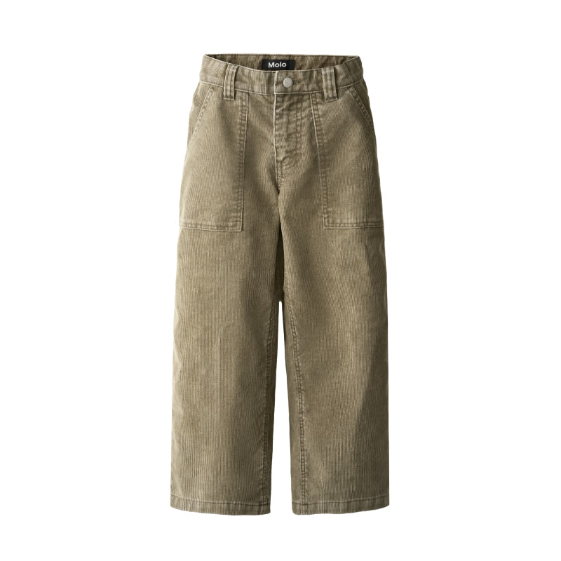 molo alton pants washed bark