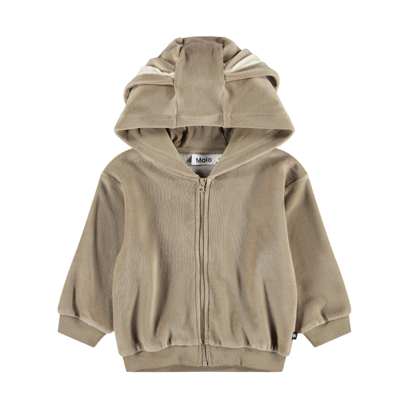 molo dido baby hoodie teak