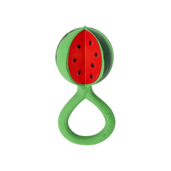 oli & carol watermelon rattle toy