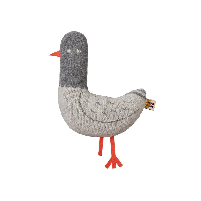Knitted toy pigeon by donna wilson