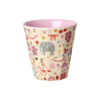 rice kids melamine cup fun fair pink print