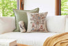 coral & tusk tree of fun pillow