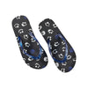 molo zeppo flip flops blue signs