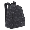 back of the molo mio backpack in happiness black