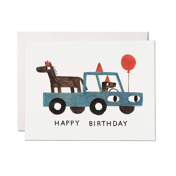your farm birthday greeting card