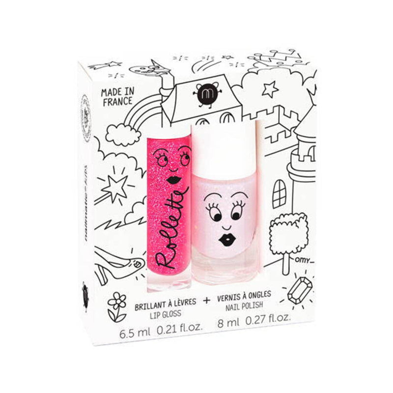 nailmatic nail polish + lip gloss set fairytales