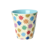 rice melamine kids cups gift box fun fair mint prints 