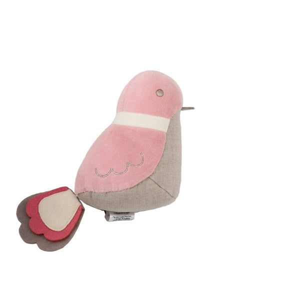 pamplemousse peluches musical bird rose