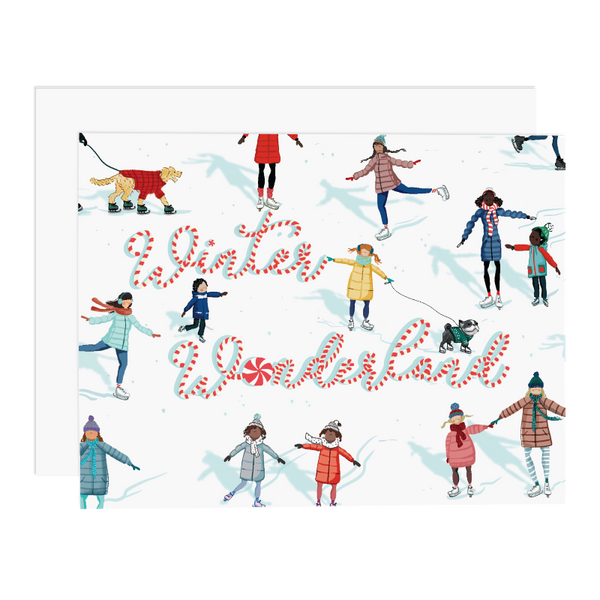 winter wonderland greeting card