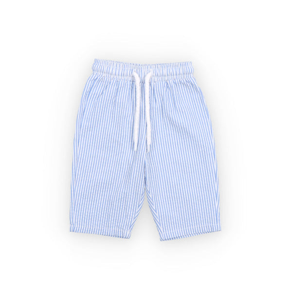 the new society almond baby pants vista blue stripes
