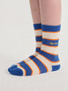 bobo choses striped long socks blue