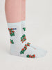 bobo choses juicy tomatoes allover short socks blue