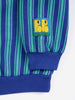 bobo choses booo bo choses tag stripes baby sweatshirt blue