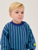 bobo choses booo bo choses tag stripes baby sweatshirt blue