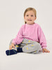 bobo choses booo bo choses tag velvet baby sweatshirt pink