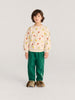 bobo choses straight jogging pants dark green