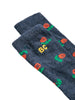 bobo choses stamp bloom allover long baby socks violet
