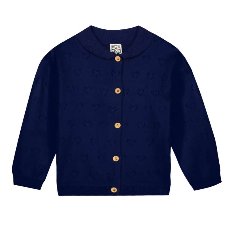 bonton lilu cardigan sailor blue