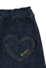 bonton couer jeans dark blue denim