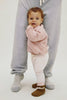 gray label baby leggings faded pink/cream