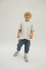 gray label baggy pants blue grey