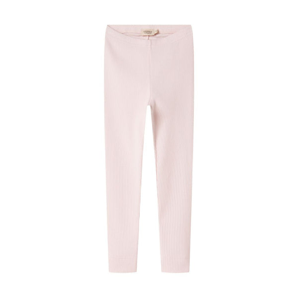 Pink ribbed leggings 