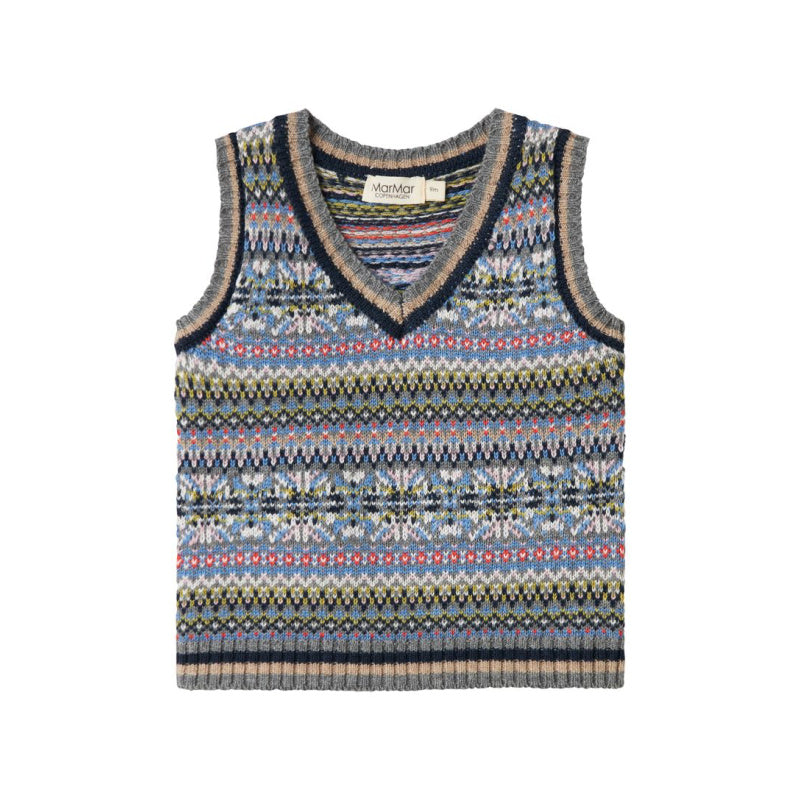 marmar copenhagen taj baby vest fair isle