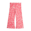 mini rodini starfall aop flared trousers pink