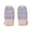 wheat haansi jaquard mittens blue