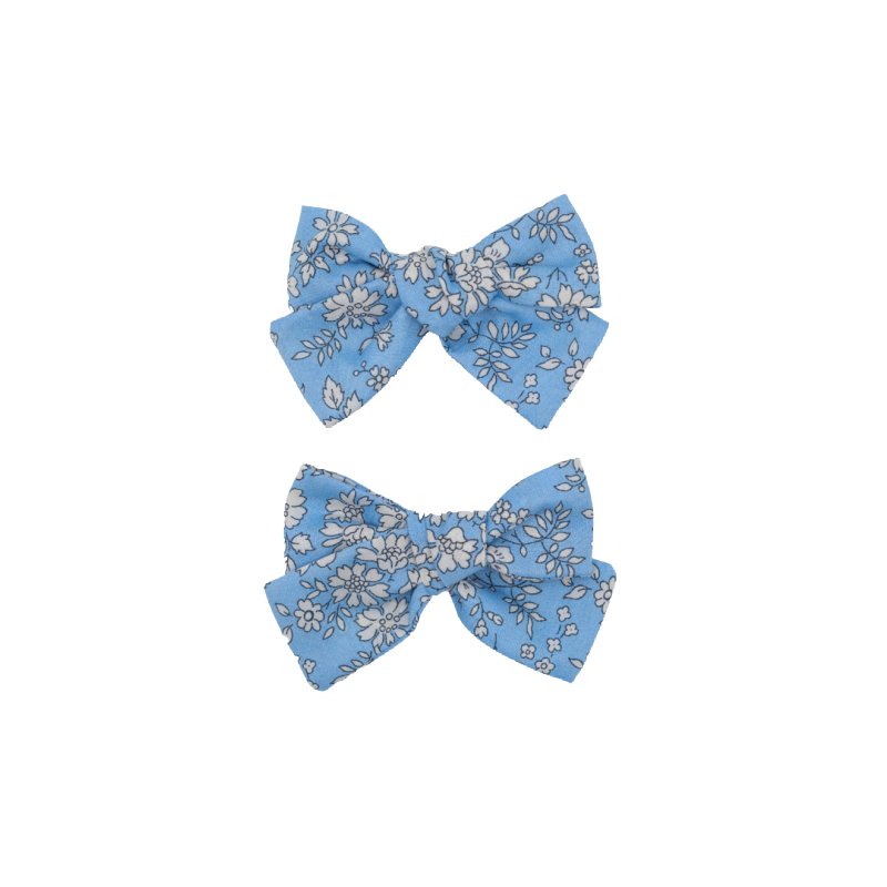 mila liberty of london mini bow hair clip set