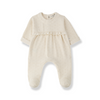 1+ in the family narbonne baby jumpsuit ecru
