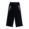 maison mangostan florecitas micro corduroy pants black