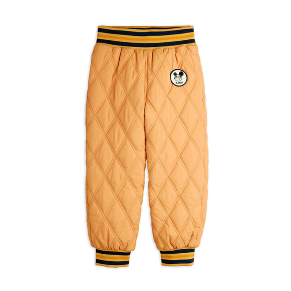 mini rodini ritzratz quilted outerwear trousers brown