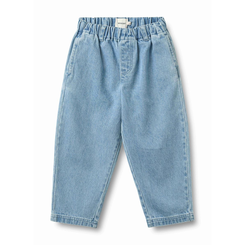 wheat julian trousers light blue denim