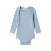 Blue and white striped baby bodysuit marmar copenhagen