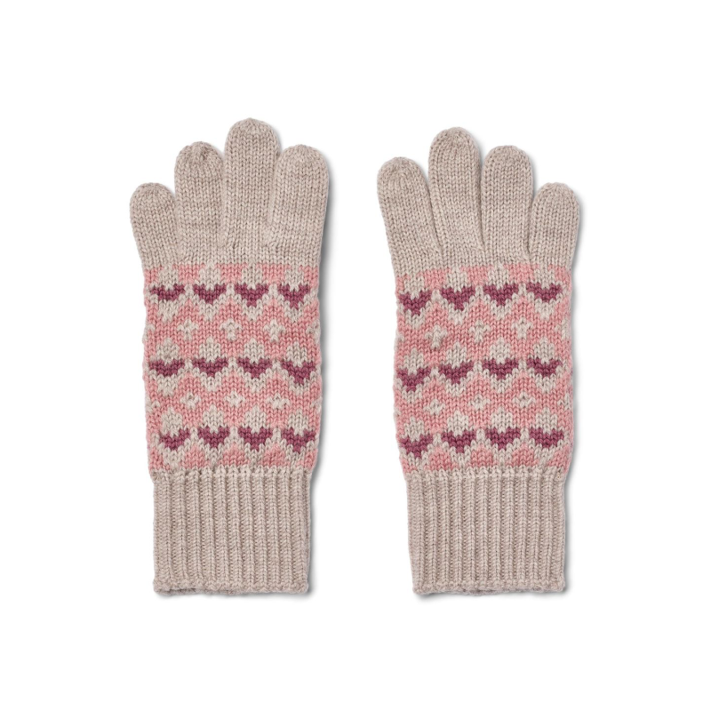 wheat bobbe gloves pale lilac
