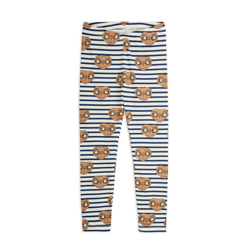 mini rodini x e.t. stripe aop leggings