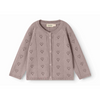 marmar copenhagen totti baby cardigan dusty purple