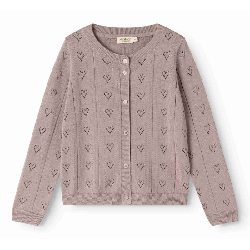 marmar copenhagen tilda cardigan dusty purple