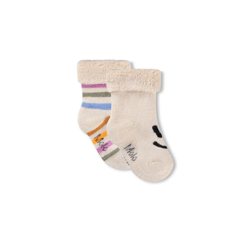 molo nodda 2-pack socks mini rainbow