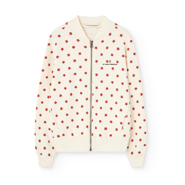 the animals observatory zebra track jacket white